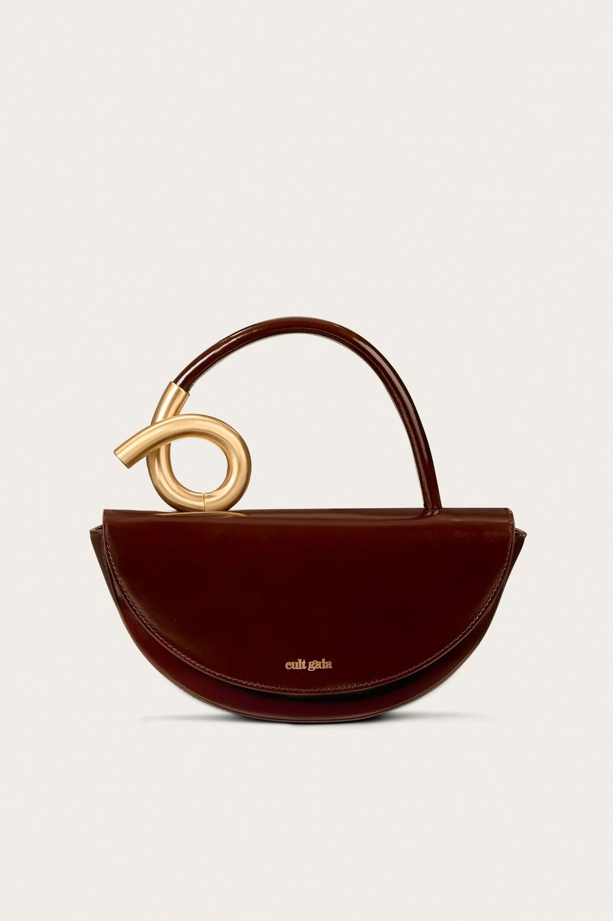 Camel Tan Crescent Handbag