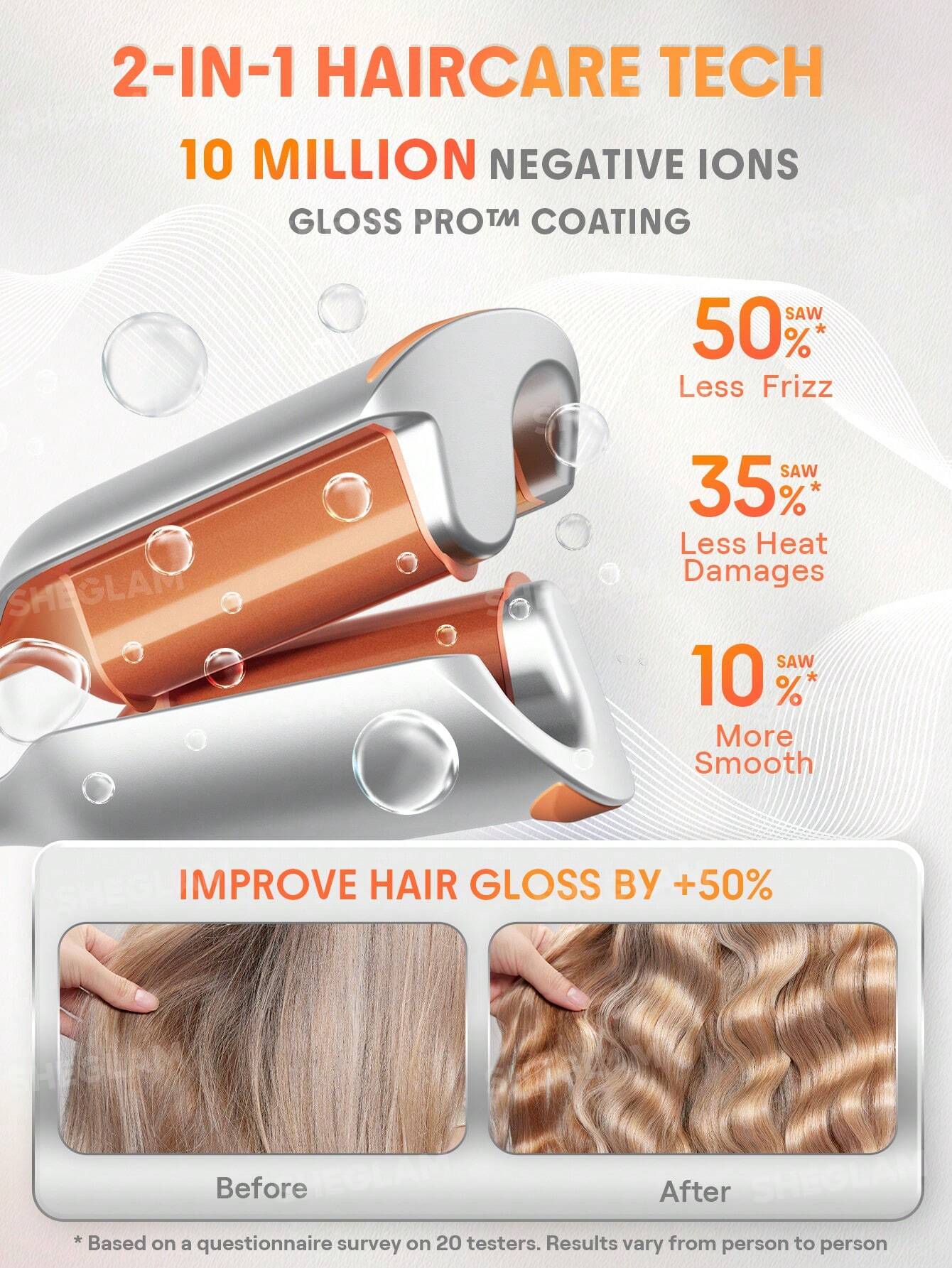 SHEGLAM Beach Babe Curling Iron - US 25mm Plug