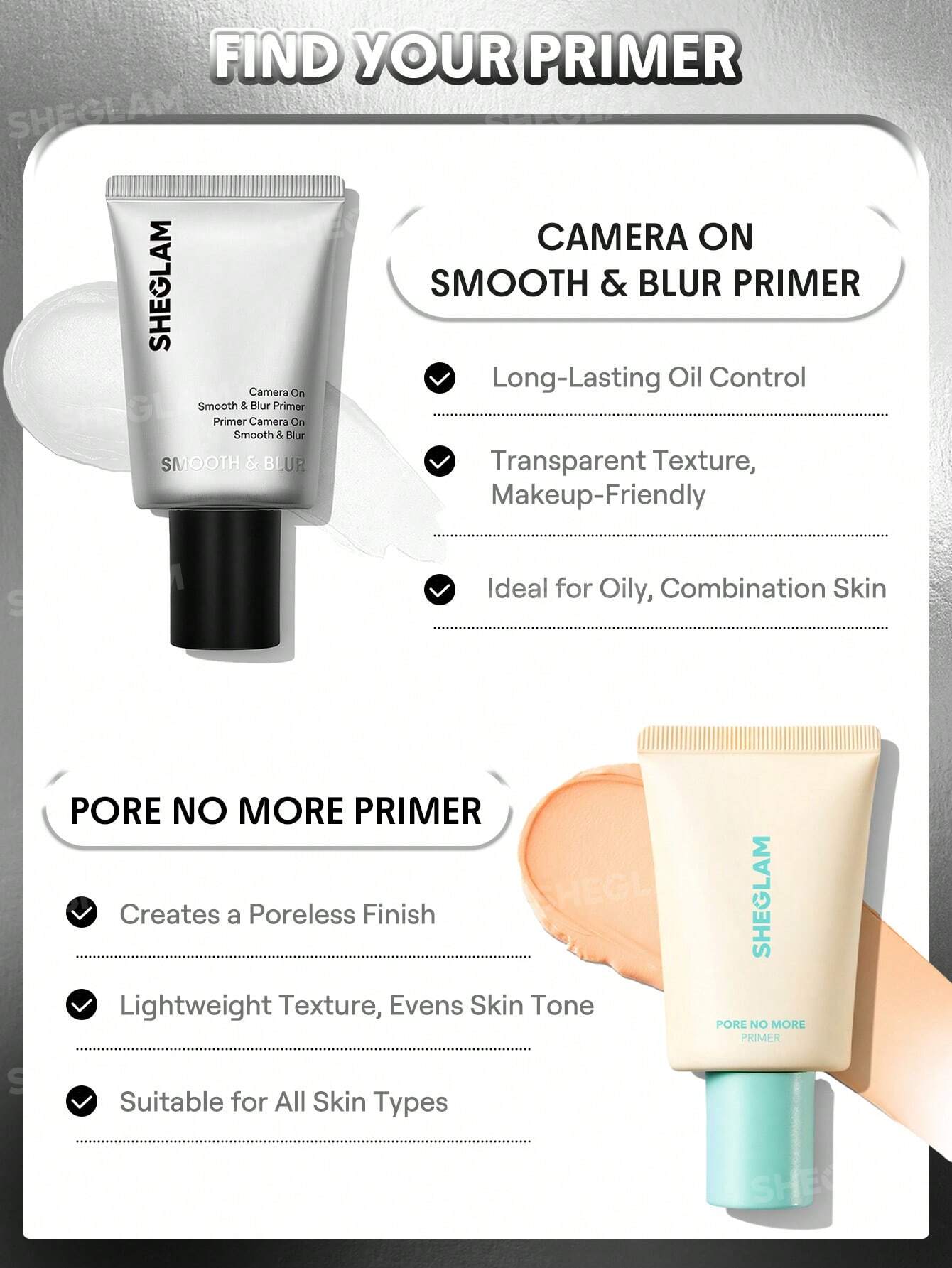 SHEGLAM CAMERA ON SMOOTH &amp; BLUR PRIMER
