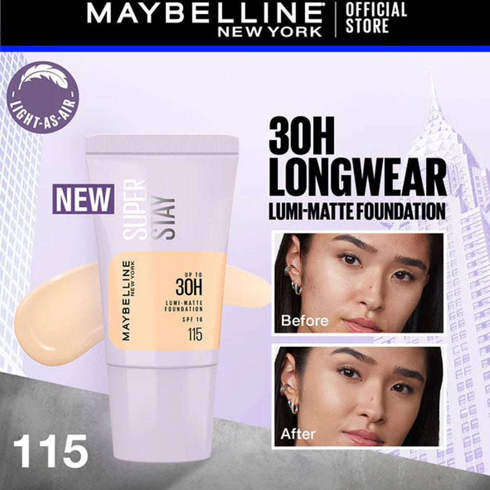 Maybelline - SuperStay Lumi Mate Foundation Tube 115 - 18ml