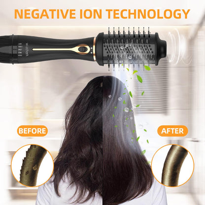 WIZCHARK Hot Air Styler – One Step Hair Dryer &amp; Volumizer