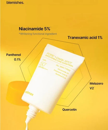 Celimax Pore + Dark Spot Brightening Care Sunscreen SPF 50+ PA++++