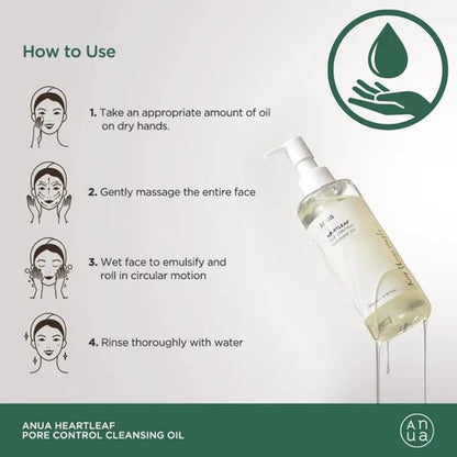 Anua - Heartleaf Pore Control Cleansing Oil