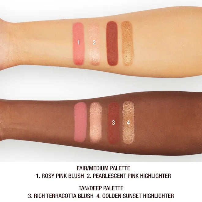 HOLLYWOOD BLUSH &amp; GLOW GLIDE PALETTE