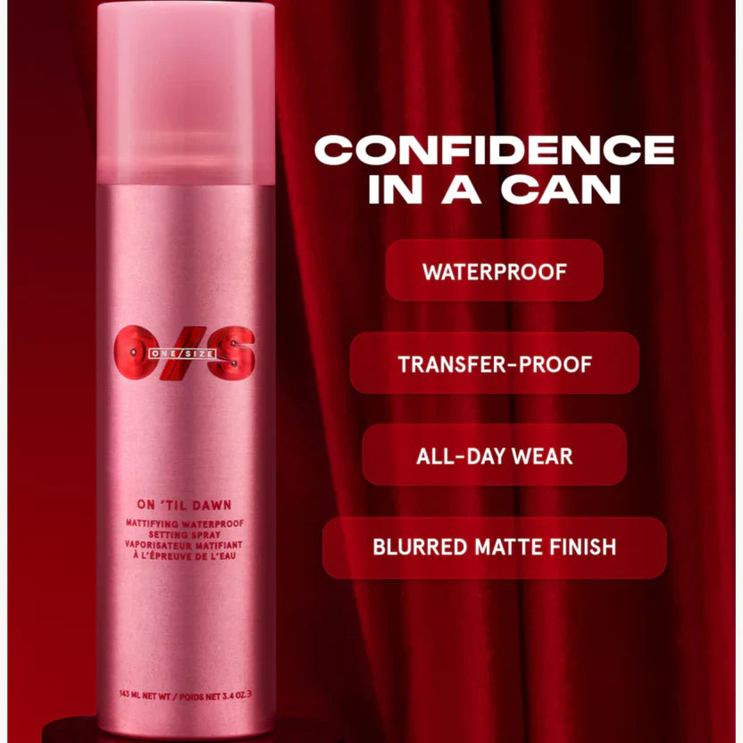 One Size On Till Dawn Mattifying Waterproof Setting Spray