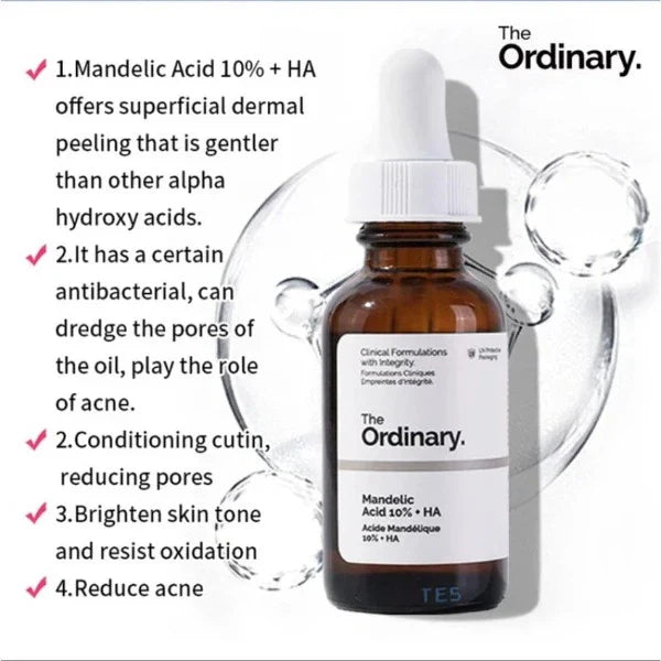 The Ordinary mandelic acid 10%+HA face serum 30ml