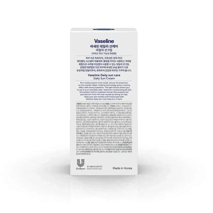 Vaseline Daily Sun Care SPF 50+ Daily Sun Cream, With Vaseline Jelly, 50ml