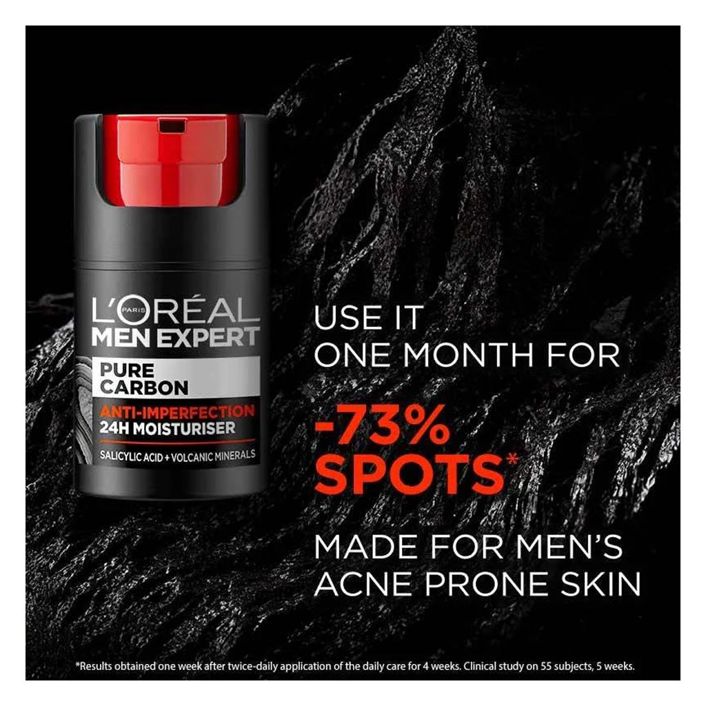 L’Oreal Men Expert Pure Carbon Anti-Imperfection Facial Moisturiser 50ml